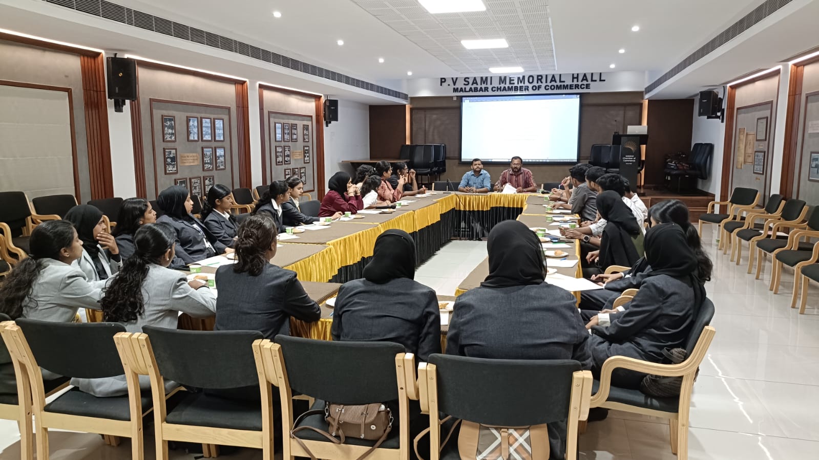 Chamber Tourism Initiative – orientation session with students from Providence College & FIMS Mr. Manuel Udhuppu & Mr. Rajeesh Raghavan is coordinating the Session,held on 26th November 2025