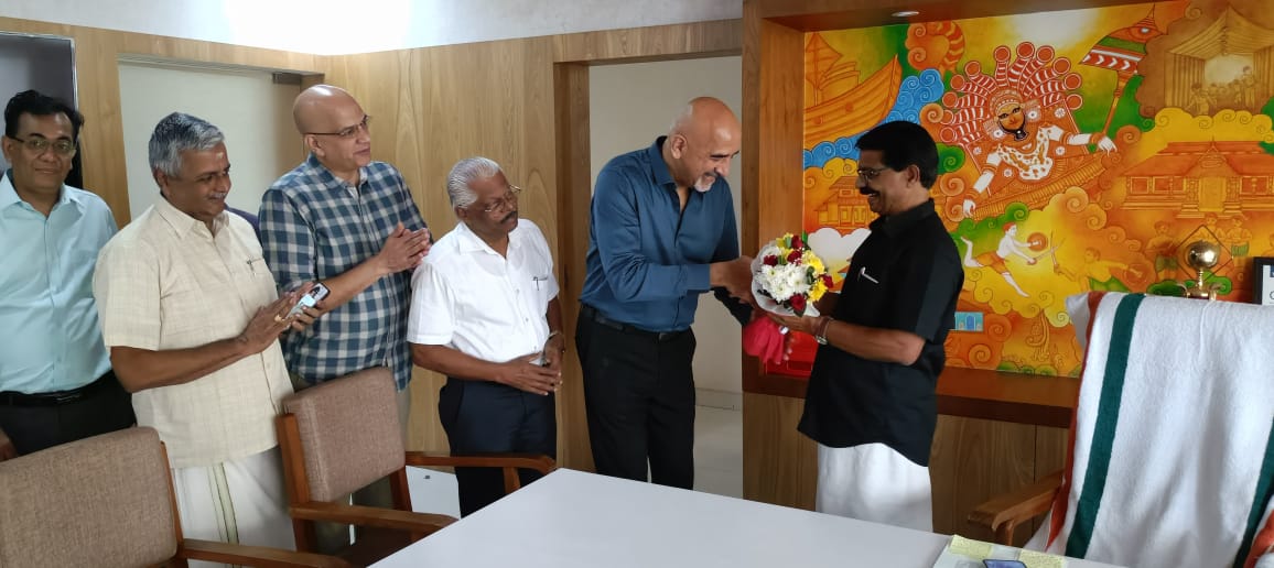 A Chamber delegation paid a courtesy visit on 30 December 2025 to “Shri O. Sadasivan” at the Corporation Office  to congratulate him on assuming office as the new Mayor of Kozhikode Municipal Corporation and assured full support and cooperation for the city’s development,And Courtesy Meeting with Dr.S.Jayasree Deputy Mayor.